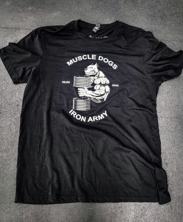 Evosique Muscle Dogs Iron Army T-Shirt
